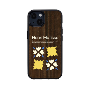 Man & Wood iPhone 13用天然木ケース HENRI MATISSE 2 I21770I13-イメージ1