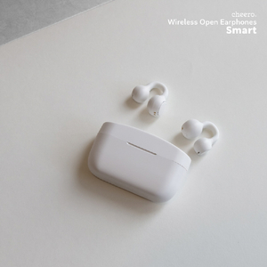 cheero フルワイヤレスイヤホン Wireless Open Earphones Smart ホワイト CHE-645-WH-イメージ6