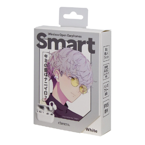 cheero フルワイヤレスイヤホン Wireless Open Earphones Smart ホワイト CHE-645-WH-イメージ8