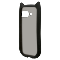 ラスタバナナ Google Pixel 9a用MIMI 猫耳ハイブリッドケース TPU×PC フロストブラック 8762P9AHPFB