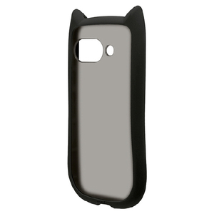 ラスタバナナ Google Pixel 9a用MIMI 猫耳ハイブリッドケース TPU×PC フロストブラック 8762P9AHPFB-イメージ1