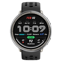 AMAZFIT Amazfit Active 2 Round シリコン スタンダード44mm ブラック SP170073-C226