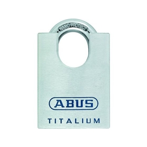 ＡＢＵＳ シャックルガード付シリンダー南京錠 TITALIUM 96CSTI／60 FC182EZ-2013512-イメージ1