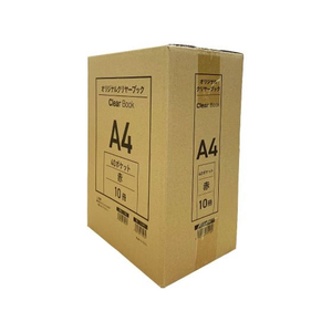 Forestway クリヤーブック エコノミー A4 40ポケット 赤 10冊 FC985NT-FRW-210514-イメージ4