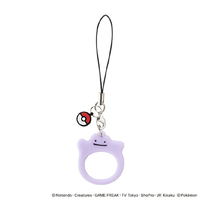 HAMEE ポケットモンスター/ポケモン シリコンリングストラップ メタモン 276-917718