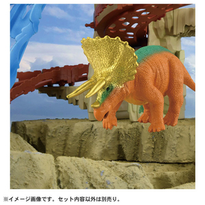 タカラトミー 冒険大陸 アニアキングダム トップス(トリケラトプス) ｱﾆｱKDﾄﾂﾌﾟｽﾄﾘｹﾗﾄﾌﾟｽ-イメージ3