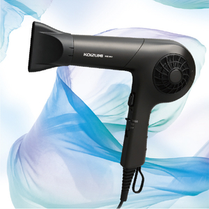コイズミ マイナスイオンヘアドライヤー ダークグレー KHD-9441/H-イメージ12