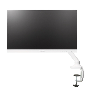 プリンストン 120HzADSパネル USB Type-C搭載 23．8型フルHD液晶ディスプレイ モニターアーム(White) ホワイト PTF-B242WA-WH-イメージ1