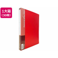 Forestway クリヤーブック エコノミー A4 40ポケット 赤 30冊 FC986NT-FRW-210514