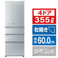 AQUA AQR-36K(S) 【右開き】355L 4ドア冷蔵庫 ブライトシルバー