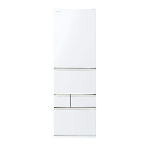 東芝 【右開き】465L 5ドア冷蔵庫 VEGETA グランホワイト GR-A470GSK(EW)-イメージ2