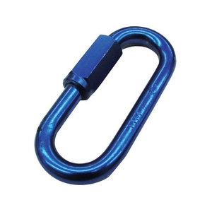 水本機械製作所 水本/アルミリングキャッチ(アルマイト付) ブルー 線径6mm 長さ49mm 64980.74 FC039FH-2048697-イメージ1