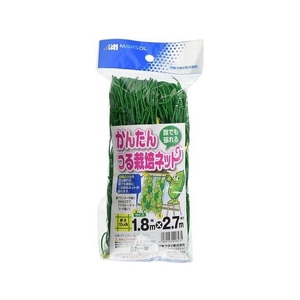 日本マタイ かんたんつる栽培ネット 1.8m×2.7m グリーン FCP2315-4989156008435-イメージ1