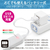 JTT USB LEDBARライト 人感センサー&バッテリー内蔵 21cm ホワイト LEDBARSBT21-WH-イメージ6
