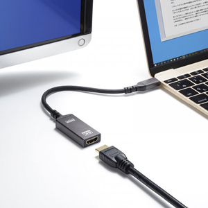 サンワサプライ USB Type C-HDMI変換アダプタ(8K/60Hz/HDR対応) AD-ALCHDR03-イメージ3