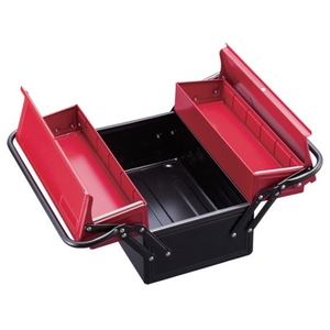 ＴＯＮＥ ツールケース メタル V形2段式 350X220X190mm BX420S FC210XU-4856708-イメージ1
