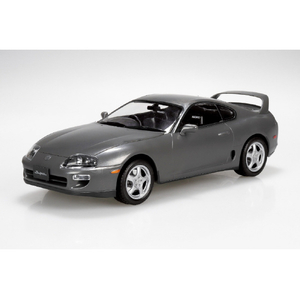 アオシマ JZA80 スープラ 1996 グレイッシュグリーンマイカメタリック Aﾗｸﾌﾟﾗ08GGZJA80ｽ-ﾌﾟﾗGMM-イメージ6
