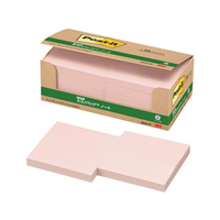 森紙11 3M F827181-6541-P 〈ポスト・イット〉再生紙エコノパック ピンク 10冊