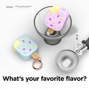 elago AirPods 3用シリコンケース ラベンダー EL_AP3CSSCIE_LV-イメージ6