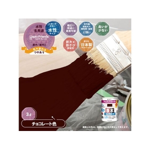 カンペハピオ ハピオフレンズ チョコレート色 3L FCB921M-イメージ2