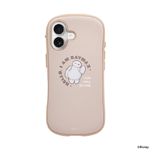 Hamee iPhone17用 ハイブリッドケース IFACE FIRST CLASS ディズニー ベイマックス ベージュ 41-187733-イメージ1