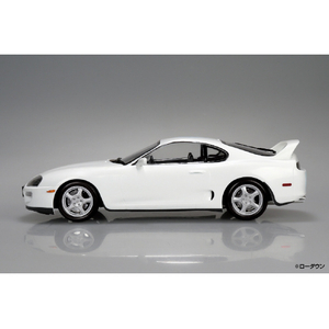アオシマ JZA80 スープラ 1996 スーパーホワイトII Aﾗｸﾌﾟﾗ08GGZJA80ｽ-ﾌﾟﾗSW2-イメージ3