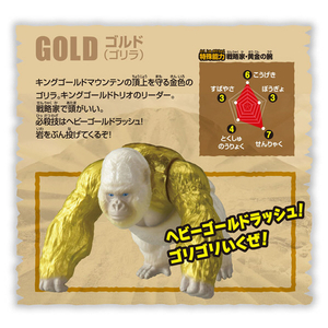 タカラトミー 冒険大陸 アニアキングダム ゴルド(ゴリラ) ｱﾆｱKDｺﾞﾙﾄﾞｺﾞﾘﾗ-イメージ4