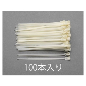 エスコ 結束バンド リリースタイプ 100本 250mm FCZ1181-EA475ER-250-イメージ1