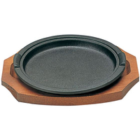 アサヒ 鉄 ステーキ皿 A-129-15 炉ばた丸 FC106LT-6593600