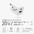 エレコム USB Power Delivery 20W AC充電器(C×1+A×1) しろちゃん MPA-AC12020WF-イメージ2