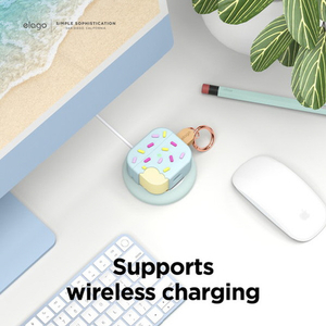 elago AirPods 3用シリコンケース ミント EL_AP3CSSCIE_MT-イメージ5