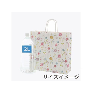 シモジマ 紙袋 25チャームバッグ 3才 フラワーアラカルト 50枚 FCN4189-003261421-イメージ5