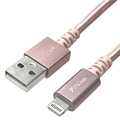 イツワ商事 USB-A to Lightningケーブル(1．5m) ピンク MLTD2215PK