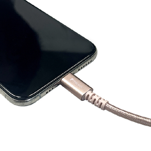 イツワ商事 USB-A to Lightningケーブル(1．5m) ピンク MLTD2215PK-イメージ2