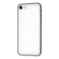 レイアウト iPhone SE(第3世代)/SE(第2世代)/8/7用マットハイブリッドケース SHEER ホワイト/グレー RT-P34BS4/WGR