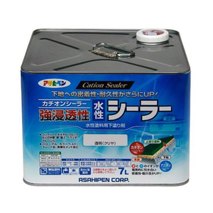 アサヒペン 強浸透性水性シーラー 7L 透明(クリヤ) FC916PJ-イメージ1