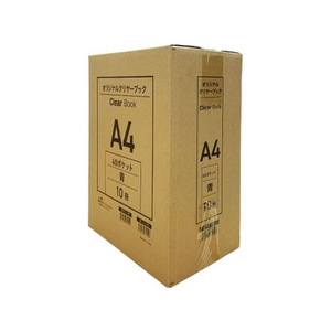 Forestway クリヤーブック エコノミー A4 40ポケット 青 10冊 FC988NT-FRW-210517-イメージ4
