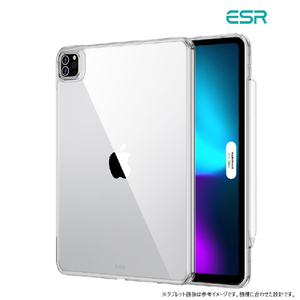ESR iPad Pro 11インチ(M4)用CLASSIC ハイブリッドバックカバー クリア ES26774-イメージ2