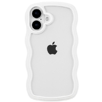 COCO　CASE iPhone 17用パステルなくねくねケース ホワイト 1794-17-WHITE