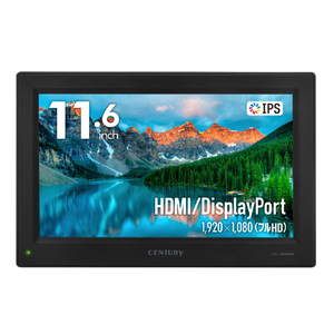 センチュリー 11．6型液晶ディスプレイ plus oneシリーズ LCD-11600FHD4-イメージ1