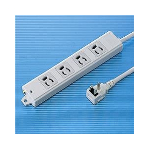 サンワサプライ 工事物件タップ（3P・4個口・5m) TAPK4L5-イメージ1