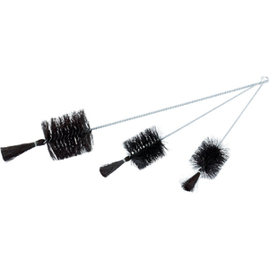 トラスコ 理化学ブラシ　瓶洗い用　黒豚毛　スチール柄１号 TBP-T1J-イメージ1