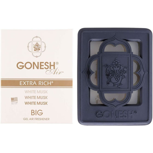 大香 GONESH ビッグゲルエアフレッシュナー ホワイトムスク 180g FC77664-3080-13-イメージ1