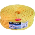 ユタカメイク 荷造り紐 PSロープ 6φ×100m 黄 FC182GF-8280809