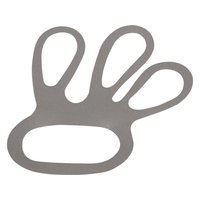 Franz/金属探知機対応 グローブタイトナー 100個入 グレー33805 FC910LD-1629800