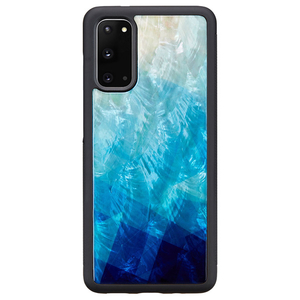 ikins Galaxy S20用天然貝ケース Blue Lake I18775GS20-イメージ1