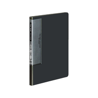 コクヨ クリヤーブック ウェーブカット固定式A5タテ 20ポケット ダークグレー F818796-ﾗ-T562DM