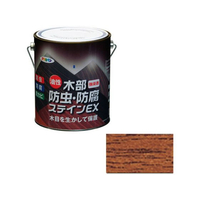 アサヒペン 油性木部防虫防腐ステインEX 1.6L チーク FC463NS