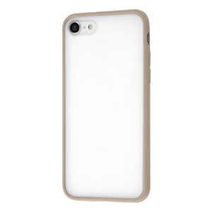 レイアウト iPhone SE(第3世代)/SE(第2世代)/8/7用マットハイブリッドケース SHEER ホワイト/ベージュ RT-P34BS4/WBE-イメージ1