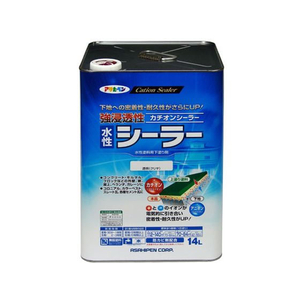 アサヒペン 強浸透性水性シーラー 14L 透明(クリヤ) FC917PJ-イメージ1